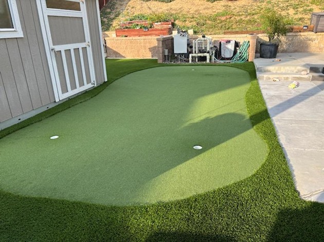 Artificial Grass Maintenance, Weed Removal, After Gallery, Inland Empire Artificial Grass Cleaning, & Repairs
