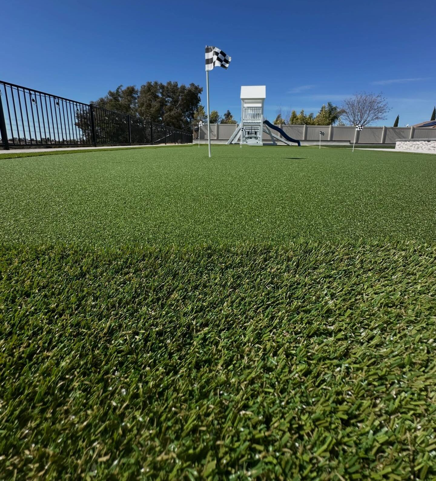 Oakmont Poolaisw and Play Area,Cherry Valley, CA Artificial Grass Cleaning, Inland Empire Artificial Grass Repairs