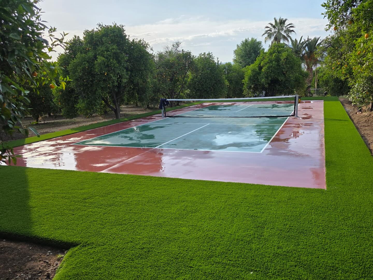 Pine Valley Pickle Ball Court Accent, Menotone CA Pine Pro Artificial Grass, Inland Empire Artificial Turf Cleaning